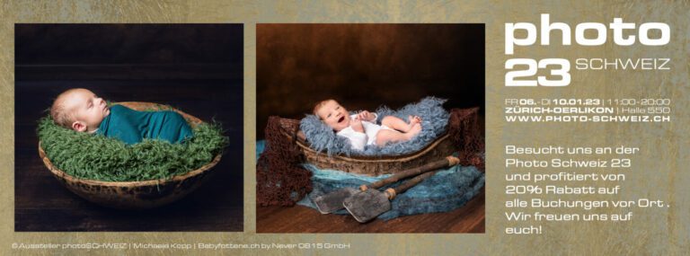 Photo Schweiz 2023 & ihre Auswirkungen - Babyfotografin aus der Gemeinde Maur stellt aus